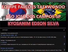 Tablet Screenshot of equipefalcoestaekwondo.blogspot.com