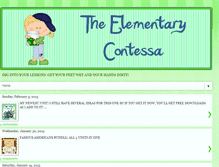 Tablet Screenshot of elementarycontessa.blogspot.com