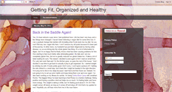 Desktop Screenshot of getfitorganizedhealthy.blogspot.com