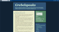 Desktop Screenshot of grebelspeak.blogspot.com