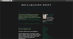 Desktop Screenshot of declarationpoint.blogspot.com