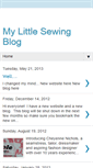 Mobile Screenshot of mylittlesewing.blogspot.com