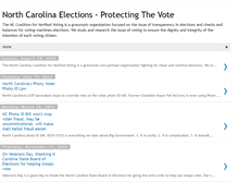 Tablet Screenshot of ncvoters.blogspot.com