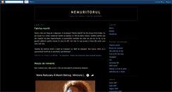 Desktop Screenshot of nemuritorul.blogspot.com