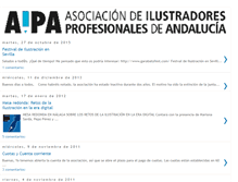 Tablet Screenshot of ilustradoresandalucia.blogspot.com