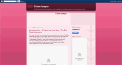 Desktop Screenshot of crime-lawyer01.blogspot.com