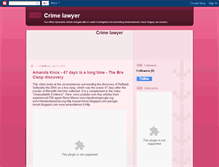 Tablet Screenshot of crime-lawyer01.blogspot.com