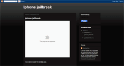 Desktop Screenshot of iphonejailbreak24.blogspot.com