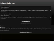 Tablet Screenshot of iphonejailbreak24.blogspot.com