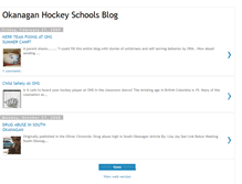 Tablet Screenshot of okanaganhockeyschools.blogspot.com