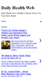 Mobile Screenshot of dailyhealthweb.blogspot.com