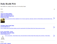 Tablet Screenshot of dailyhealthweb.blogspot.com