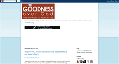 Desktop Screenshot of goodnessovergod.blogspot.com