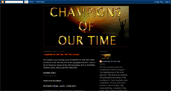 Desktop Screenshot of championofourtime.blogspot.com