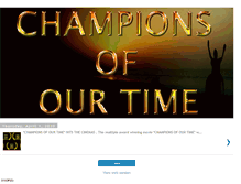 Tablet Screenshot of championofourtime.blogspot.com