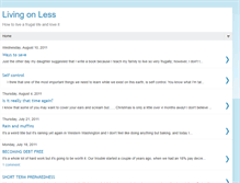Tablet Screenshot of livingonlesswithfoodstorage.blogspot.com