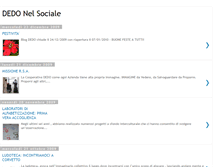 Tablet Screenshot of dedo-nel-sociale.blogspot.com