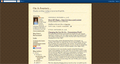 Desktop Screenshot of onajourney9.blogspot.com
