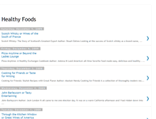 Tablet Screenshot of healthy-foods-books.blogspot.com