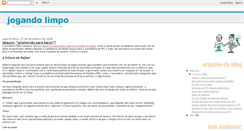 Desktop Screenshot of jogalimpo.blogspot.com
