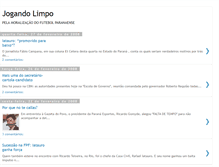 Tablet Screenshot of jogalimpo.blogspot.com