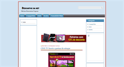 Desktop Screenshot of descontosnet.blogspot.com
