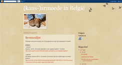 Desktop Screenshot of kansarmoede-in-belgie.blogspot.com
