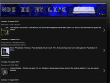 Tablet Screenshot of ndsismylife.blogspot.com