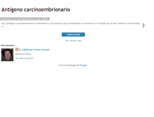 Tablet Screenshot of antigenocarcinoembrionario.blogspot.com
