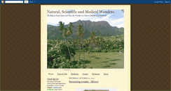 Desktop Screenshot of natscimedwonders.blogspot.com