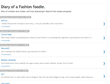 Tablet Screenshot of diaryofafashionfoodie.blogspot.com