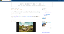 Desktop Screenshot of petebarrettphoto.blogspot.com