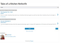 Tablet Screenshot of kitchenherbwife.blogspot.com
