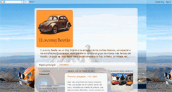 Desktop Screenshot of lovemybeetle.blogspot.com