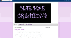 Desktop Screenshot of maemaecreations.blogspot.com