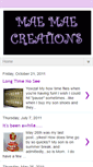 Mobile Screenshot of maemaecreations.blogspot.com