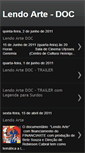 Mobile Screenshot of lendoarte-doc.blogspot.com