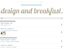 Tablet Screenshot of designandbreakfast.blogspot.com