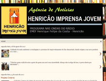 Tablet Screenshot of henricaoimprensajovem.blogspot.com