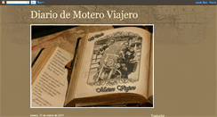 Desktop Screenshot of moteroviajero-diario.blogspot.com