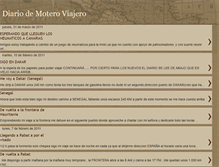 Tablet Screenshot of moteroviajero-diario.blogspot.com