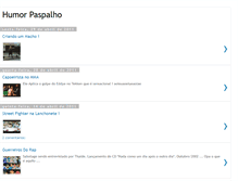 Tablet Screenshot of humorpaspalho.blogspot.com