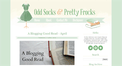 Desktop Screenshot of oddsocksandprettyfrocks.blogspot.com