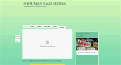 Desktop Screenshot of minumanrajaherba.blogspot.com