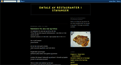 Desktop Screenshot of eatingoutstavanger.blogspot.com