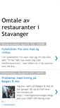 Mobile Screenshot of eatingoutstavanger.blogspot.com