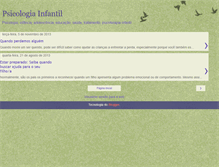 Tablet Screenshot of infanciaepsicologia.blogspot.com