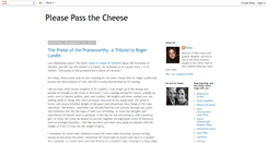 Desktop Screenshot of pleasepassthecheese.blogspot.com