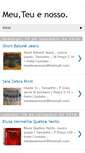 Mobile Screenshot of meuteuenoosso.blogspot.com