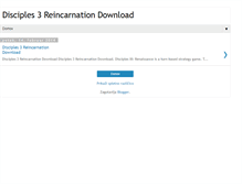 Tablet Screenshot of disciples3reincarnationdownload.blogspot.com